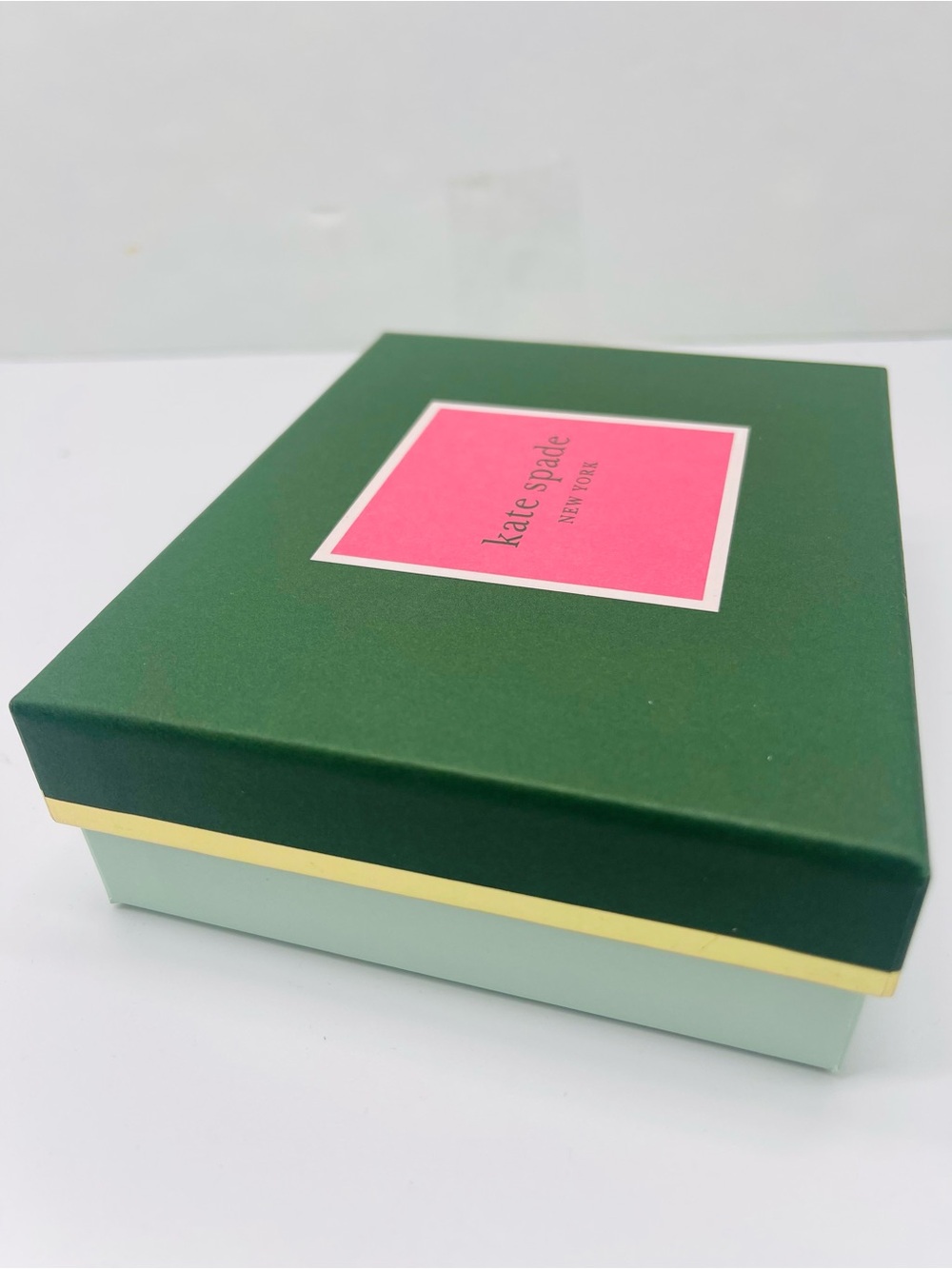 Kate Spade New York Empty Gift Box Green Pink Logo Box Packaging
New